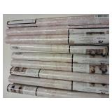 12 ROLLS of Dimoon 17.3" X 78.7" Peel and Stick Wallpaper Pink White Modern Forest Floral Wallpaper Renter Friendly Waterproof Removable Self Adhesive Wall Paper Bedroom Livingroom Cabinets Vinyl