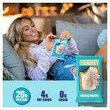 Legendary Foods 20g Protein Pastry - Low Carb Meal Replacement Bar - Low Glycemic, Gluten Free Protien Snacks - Healthy Keto Snack Box, 10x Zero Sugar Energy Bars - Bariatric Diabetic Friendly