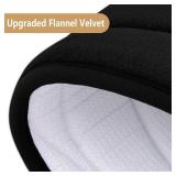 Buganda Memory Foam Bathroom Rug Mat 30x20, Extra Soft and Absorbent Bath Mats, Non-Slip and Machine Washable Bath Rugs for Bathroom Floor,Tub and Shower, Black