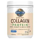 Garden of Life Grass Fed Collagen Protein - Vanilla 19.75 oz Pwdr
