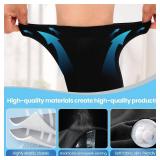 Plus Compression Socks Wide Calf for Women and Men, 2 Pairs 20-30mmhg Knee High Large Support Stockings