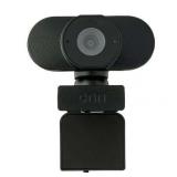 onn 1440P Webcam with Autofocus and Built-in Microphone  Adjustable Black