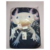 AmzPrint Axolotl Animal Print Bookbag With Lunchbox For Girls American Children Back To School Gift 3pcs Backpack Set