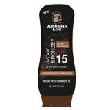 TWO BOTTLES - Australian Gold Lotion with Bronzer SPF 15  8 fl. oz