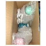 Sloosh 2 PCS Tape-C Charging Bubble Gun Toy for Ages 3-8 Boys Girls with Removable Fan, Bubble Solution, Bubble Machine Gun for Kids, Adults, Summer Toys, Party Favors, Easter, Birthday Gift, Outdoor