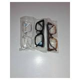 MMOWW Oversized Reading Glasses for Women 3 Pairs Oprah Style Blue Light Blocking Computer Readers +1.0