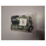 4pcs Pool Hose Adapter Kit with Clamp Washer, Type A & B Conversion Connector (1.5" to 1.25") for Intex Threaded Connection Filter Pumps Hoses, Above Ground Pool Replacement Accessories Part