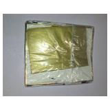 ReliThick 6 Pack Metallic Paper Gift Bag with Handles Tissue Paper Gold Tag Pen Thank You Favor Bag for Wedding Party Bridesmaid Bridesman 5 Senses Anniversary Birthday Favor(White Gold)