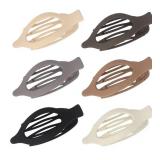 Canitor Flat Hair Clips for Women 6 Pcs Flat Claw Clips for Thin Thick Hair French Clips for Girls Hair Accessories for Women Duckbill Duck Billed Alligator Barrette Hair Clips