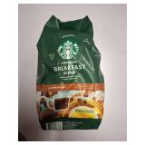Starbucks Breakfast Blend  Ground Coffee  Medium Roast Hot or Iced Coffee  28 oz 7/15/2026