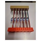 Colgate 360 Floss Tip  Sonic Powered Battery Adult Toothbrush  Refill Pack -  6 pack