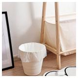 Small Trash Bags 4 Gallon - 100 Count 4 Gallon Trash Bag, Small Garbage Bags for Office Bedroom Bathroom Trash Bags, White 4 Gal Small Trash Can Liners