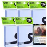 500 Pack Perfect Fit Card Sleeves, Inner Sleeves Ideal for Double-Sleeving Compatible with TCG, MTG, PKM, TCG, Trading, Gaming Cards