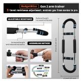 Chest Workout Equipment, Twister arm Trainer, Adjustable 5 Resistance Levels Ergonomic Home Gym Equipment, Chest Workout Equipment for Daily Fitness and Muscle Building Training