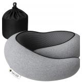 ELEVATED HOME & TRAVEL 2025 Travel Neck Pillow for Airplane Sleeping Premium Memory Foam Cushion | Compact 360  Head & Neck Support | Washable Cover | Must-Have Airplane Travel Essential