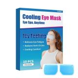 Disposable Instant Cooling Gel Eye Masks, Soothing Relief for Tired Eyes & Cooling Sensation, Eye Patches for Puffy Eyes,30 Packs