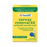 A+ Health Earwax Removal Kit, Carbamide Peroxide 6.5%, Made in USA, Drops and Ear Bulb Syringe, 0.5 Ounces