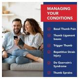 Doctor Developed Wrist Brace - Wrist wrap for Carpal Tunnel Arthritis,Tendonitis, Hand Support - Ideal for Fitness, Weightlifting - Handbook included (Black - Single, Thumb Brace)