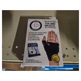 Doctor Developed Wrist Brace - Wrist wrap for Carpal Tunnel Arthritis,Tendonitis, Hand Support - Ideal for Fitness, Weightlifting - Handbook included (Black - Single, Thumb Brace)