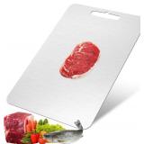 Titanium Cutting Board for Kitchen Stainless Steel Food Grade Cutting Board Easy to Clean, Durable & Food-Grade, 1-Pack Chopping Board 13.5 * 9 * 0.59in)