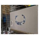 Blue Cute Initial Notebook Journal Diary Libretas Escolares C, Cute Preppy Aesthetic Personalized Notebook Gifts for Teen Girls Women Kids,Preppy Blue Aesthetic School Supplies for Girls 5.5x8.3