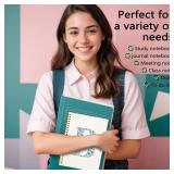 Blue Cute Initial Notebook Journal Diary Libretas Escolares B, Preppy Cute Aesthetic Personalized Notebook Gifts for Women Teen Girls Kids,Preppy Blue Aesthetic School Supplies for Girls 5.5x8.3