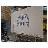 Blue Cute Initial Notebook Journal Diary Libretas Escolares B, Preppy Cute Aesthetic Personalized Notebook Gifts for Women Teen Girls Kids,Preppy Blue Aesthetic School Supplies for Girls 5.5x8.3