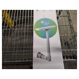 Pool Fountain-Integrated Spray Water Fountains for Above Ground and Inground Pools, 2-in-1 Adjustable Waterfall Pool Sprinkler Fountain, High-Pressure Swimming Pool Spray Fountains for Cooling, Grey