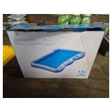 Inflatable Adult Pool Lounger Float - BAIAI Extra Large Beach Sun Tanning Floats Raft Sunbathing Water Lounge Floaties Tub with Drink Holder Blow Up Lake Suntan Floating Swimming Mattress Mat (XXL)