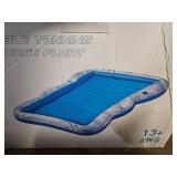 Inflatable Adult Pool Lounger Float - BAIAI Extra Large Beach Sun Tanning Floats Raft Sunbathing Water Lounge Floaties Tub with Drink Holder Blow Up Lake Suntan Floating Swimming Mattress Mat (XXL)