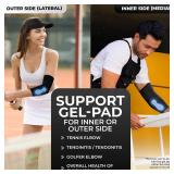 DR. BRACE  Elite Elbow Brace Support, Breathable Elbow Compression Sleeve with Gel Pad for Golfer