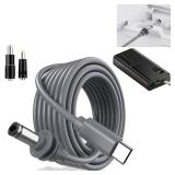 16FT Starlink Mini Cable, 5M Starlink Mini USB C to DC Power Cable, Compatible with 100W+ Power Bank and PD Charger, Outdoor Waterproof Starlink Mini Accessories