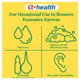 A+ Health Earwax Removal Kit, Carbamide Peroxide 6.5%, Made in USA, Drops and Ear Bulb Syringe, 0.5 Ounces