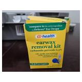 A+ Health Earwax Removal Kit, Carbamide Peroxide 6.5%, Made in USA, Drops and Ear Bulb Syringe, 0.5 Ounces