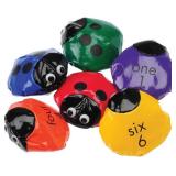 Cre8tive Minds Number Bean Bags for Kids, Playroom & Classroom Supplies, Create Fun Bean Bag Toss Math Games, Set of 6 Beanbags, Active Play, Multicolor - Toddler Toys for All Ages