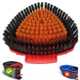 Upgraded Spin Mop Replace Scrub Brush Compatible with O Cedar EasyWring 1 Tank, Mop Replacement Scrubber Head Brush for Kitchen, Deck, Bathroom and Shower Floor Cleaning