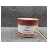 Dove Brown Sugar and Coconut Butter Body Scrub Exfoliates and Deeply Nourishes for Smooth, Radiant Skin 15 oz