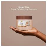 Dove Brown Sugar and Coconut Butter Body Scrub Exfoliates and Deeply Nourishes for Smooth, Radiant Skin 15 oz