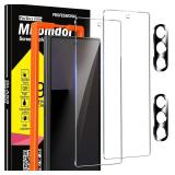 Milomdoi 9 in 1 Screen Protector for Samsung Galaxy Z Fold 7, 3 Inside Flexible Film + 3 Front Tempered Glass + 3 Camera Lens Protector Accessories with Installation Frame