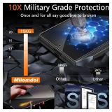 Milomdoi 9 in 1 Screen Protector for Samsung Galaxy Z Fold 7, 3 Inside Flexible Film + 3 Front Tempered Glass + 3 Camera Lens Protector Accessories with Installation Frame