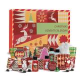 Advent Beauty Calendar 2025 Womens-24 Days of Skincare Advent Calendar for Teen Girls Christmas Gifts for Women, Xmas Countdown Calendar 24pcs Hand Cream Gifts Bath Sets with Body Scrub, Bath Bomb