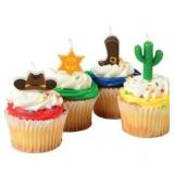 Lot of 4, US Toy TU264 Western Candle Set - 4 Piece