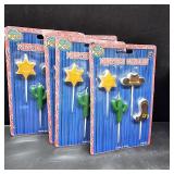 Lot of 4, US Toy TU264 Western Candle Set - 4 Piece