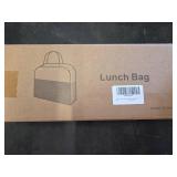 DALINDA Lunch Bag Lunch Box for Women Men Reusable Insulated Lunch Tote Bag, Handbags Case High Capacity for Travel Work Picnic,white