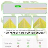 BETESINE 6.3mm Thick Bamboo Marshmallow Roasting Sticks, 30 Inch Extra Long Wooden S