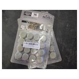 Chair Glides X-PROTECTOR   16 PCS 1" Furniture Glides   Screw-On Chair Sliders   Premium Chair Leg Floor Protectors   Slide Furniture Effortlessly on All Floor Types with  Small Furniture Sliders! (2)