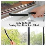 Cleaning Brush 6 PCS Hard Bristle Crevice Cleaning Brush for Kitchen & Bathroom Crevice Cleaning Tool, Bathroom Gap Brush, Cleans Tile Gap/Tight Spaces/Window Tracks