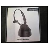 Bluetooth Headset, Wireless Headphone with Microphone, On Ear Bluetooth with USB Dongle for Office Call Center Skype Zoom Meeting Online Class (KH113M)