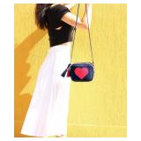 Lightweight Small Crossbody Purse Bag Leather with Tassel for Girls Women with Adjustable Straps Design in Italy