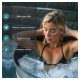 Ice Block Mold for Ice Bath - Extra Large Ice Block Mold,2-Pack Ice Bath Ice Mold, 10lb Ice Block,Ice Maker for Cold Plunge or Coolers, Reusable Steel Reinforced Silicone Molds, Cold Plunge Ice Mold